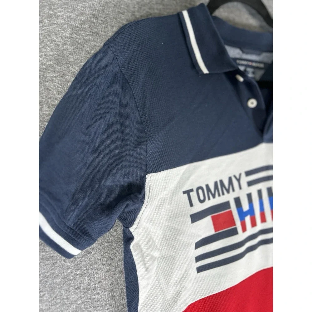 Tommy Hilfiger Shirt Boys‎ X Large Pull Over Polo Type Shirt XL(20/22) Vintage